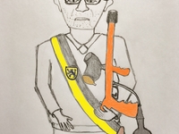 Cartoon van OCMW-voorzitter Jos Cauwberghs